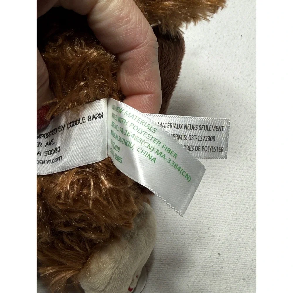 Cuddle Barn‎ Sweet Cheeks Monkey Plush Toy Interactive Sound Voice Talking